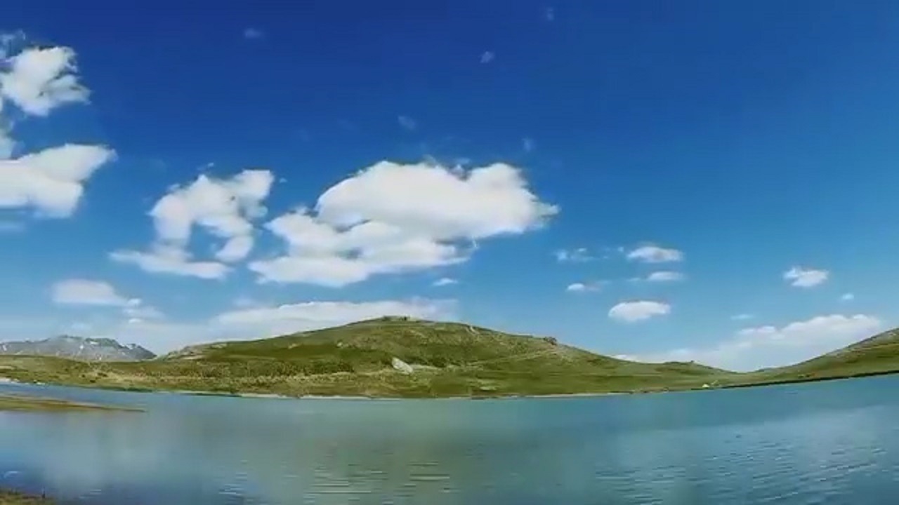 رقص زیبای ابرها در تایم لپس دریاچه دالامپر + فیلم