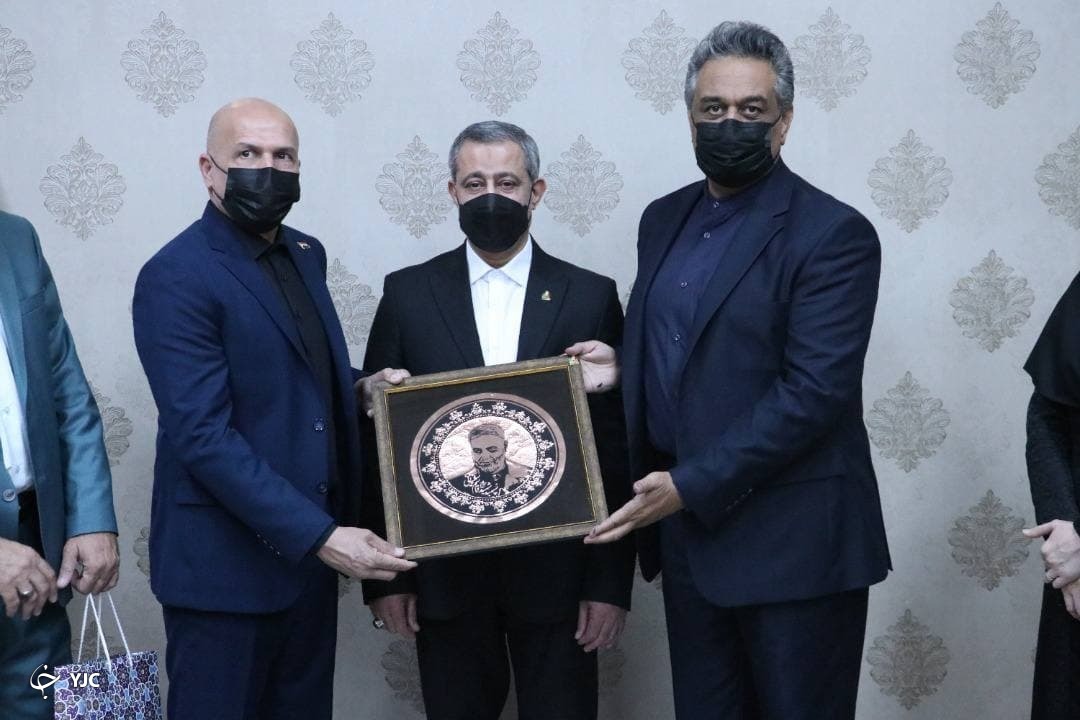 دیدار رئیس فدراسیون اسکواش عراق با دبیرکل کمیته ملی المپیک