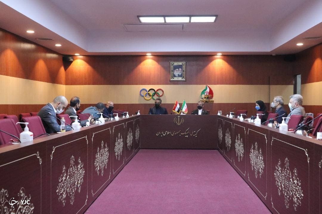 دیدار رئیس فدراسیون اسکواش عراق با دبیرکل کمیته ملی المپیک