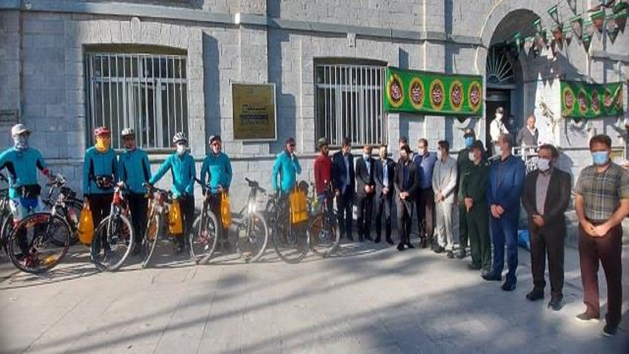 برگزاری همایش دوچرخه سواری به مناسبت هفته دفاع مقدس