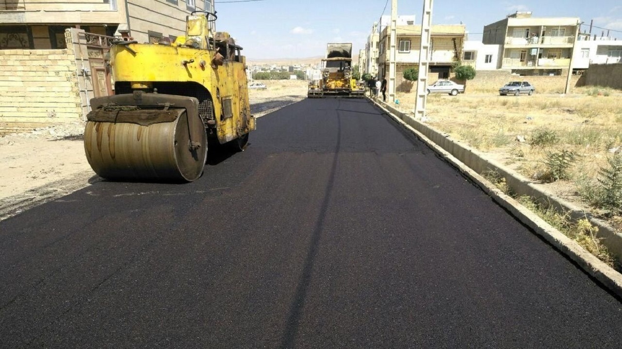 آسفالت تمامی معابر شهر یاسوج