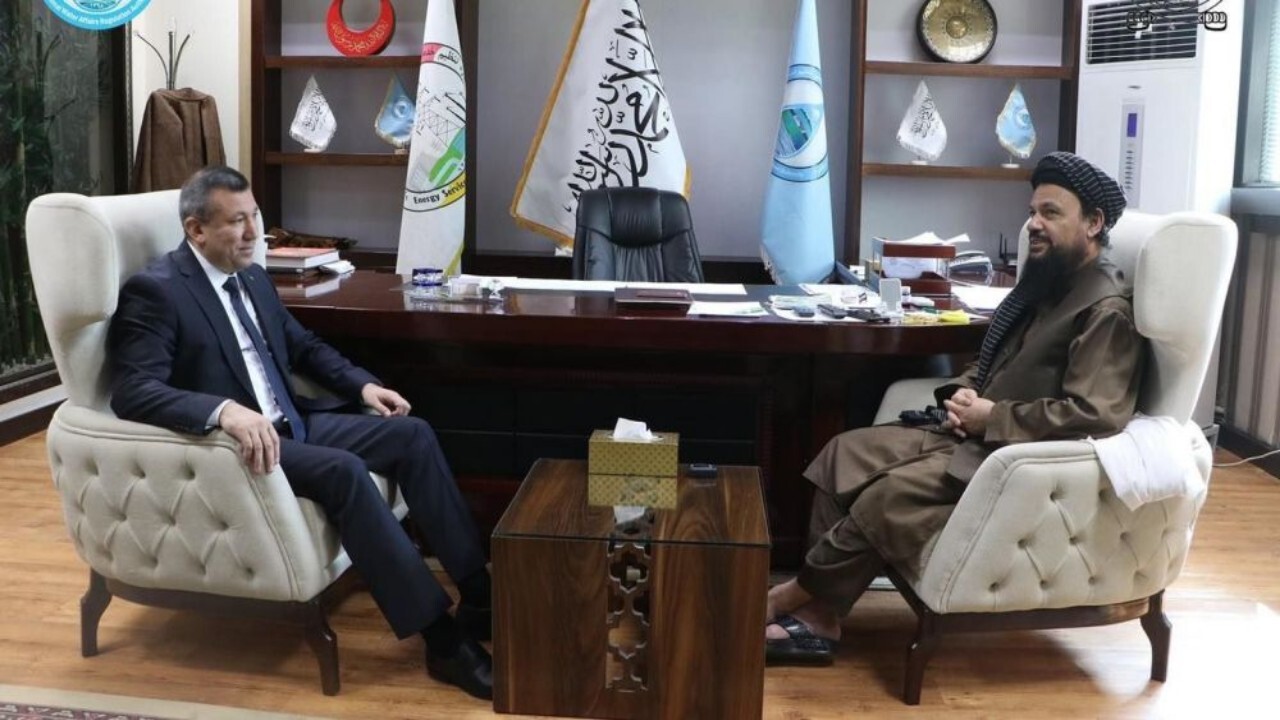 دیدار وزیر انرژی طالبان با سفیر ترکمنستان