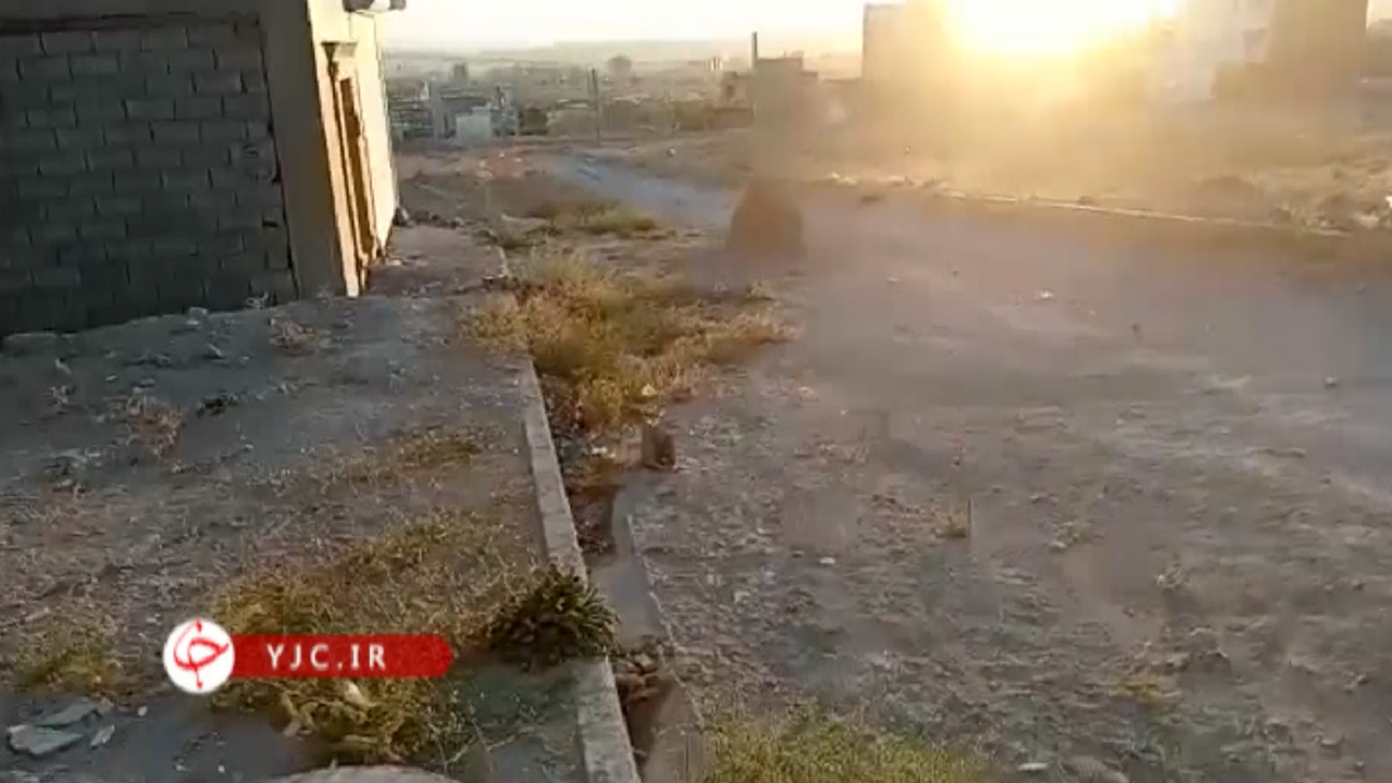 نبود آبیاری وفاضلاب شهری درشهرک امام حسن مراغه+فیلم