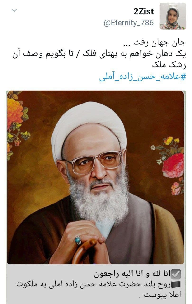 عالم و فیلسوف حسن زاده آملی