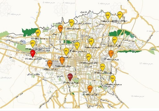 هوای تهران در وضعیت خطرناک