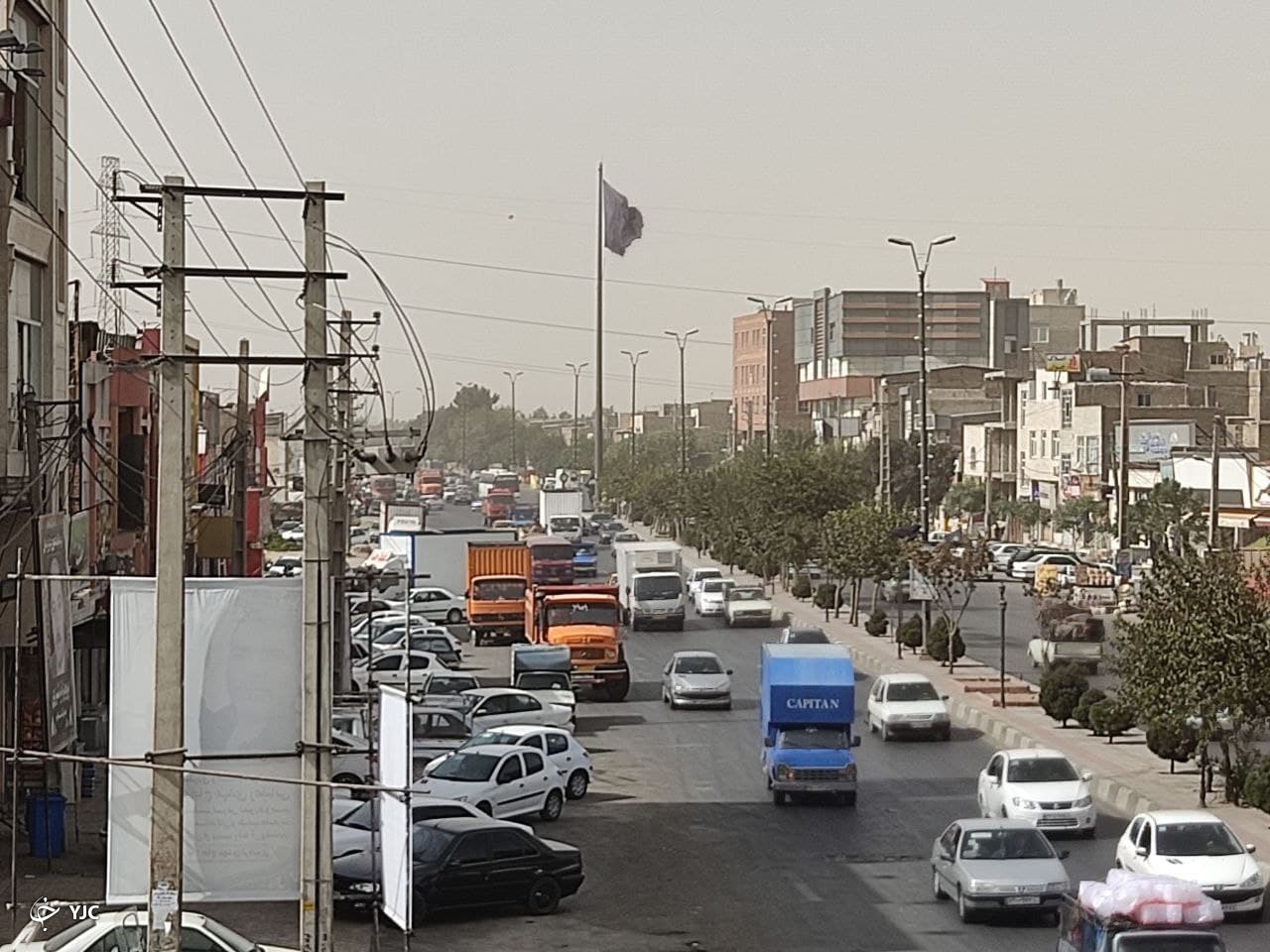 آغاز وزش باد شدید در جنوب استان تهران /کاهش دما در نوار شمالی کشور