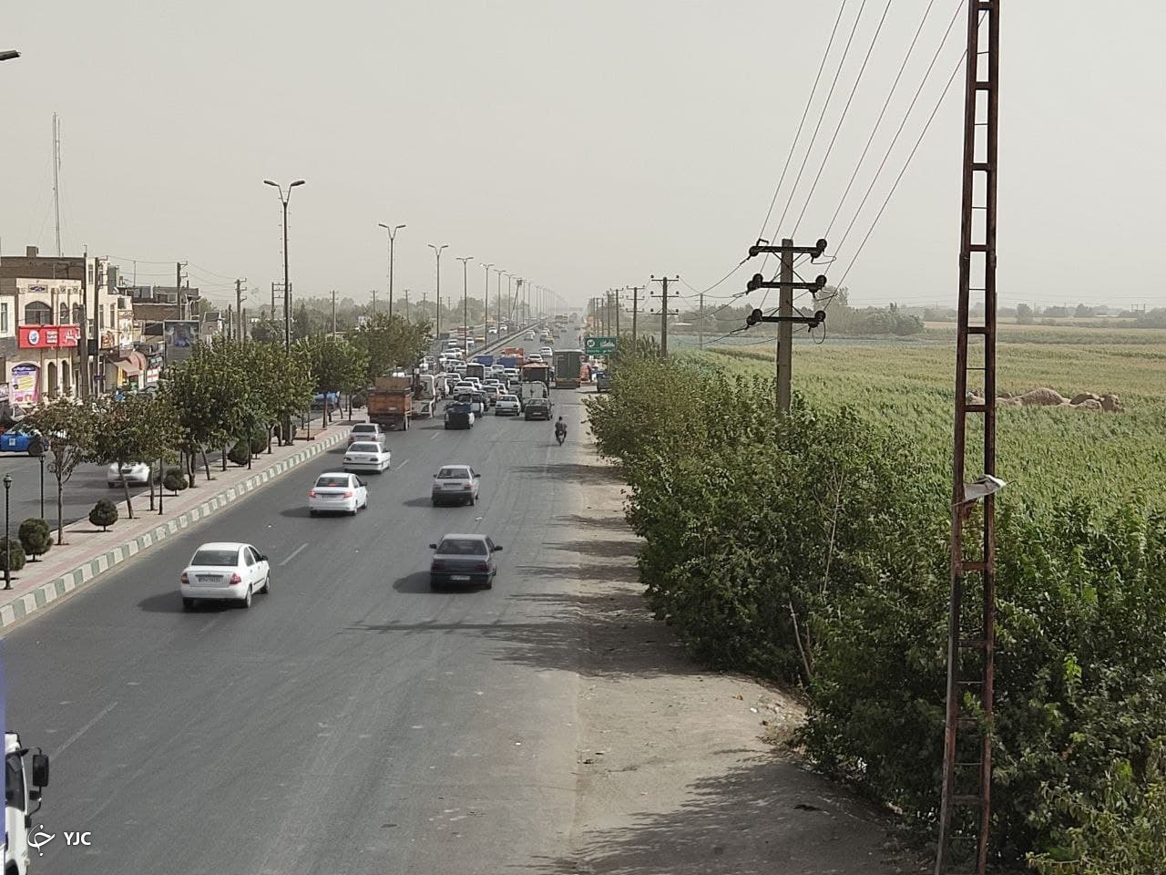 آغاز وزش باد شدید در جنوب استان تهران /کاهش دما در نوار شمالی کشور