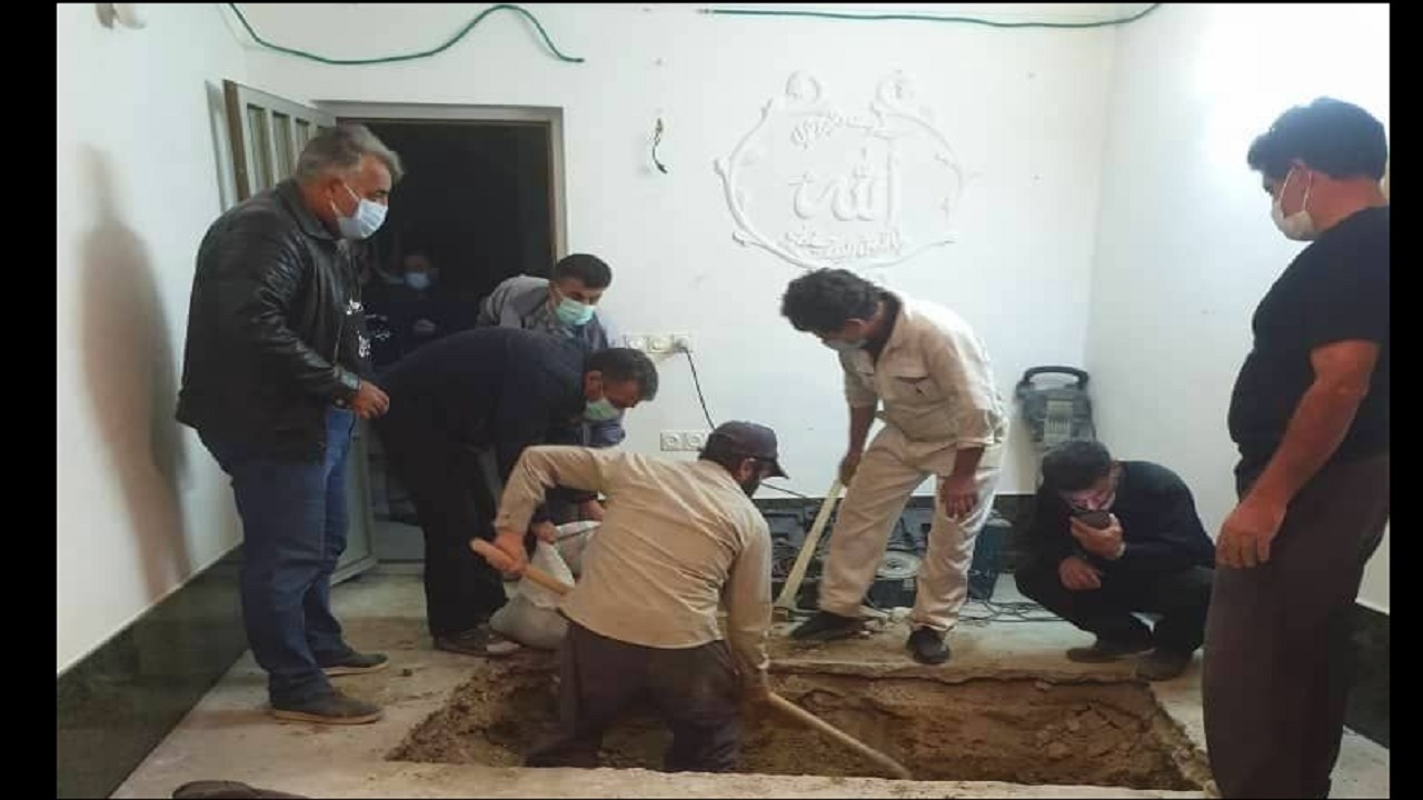 تصویر محل تدفین علامه حسن زاده آملی +عکس