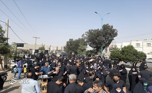 پیاده روی نمادین جاماندگان اربعین در استان یزد