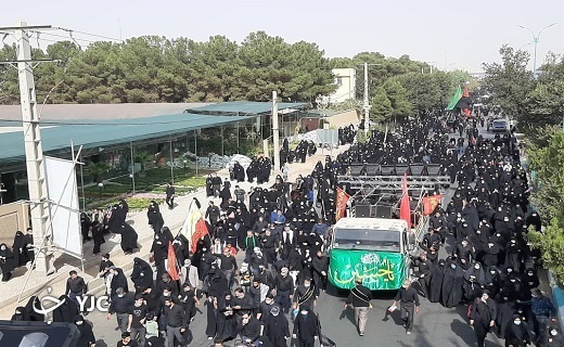 پیاده روی نمادین جاماندگان اربعین در استان یزد