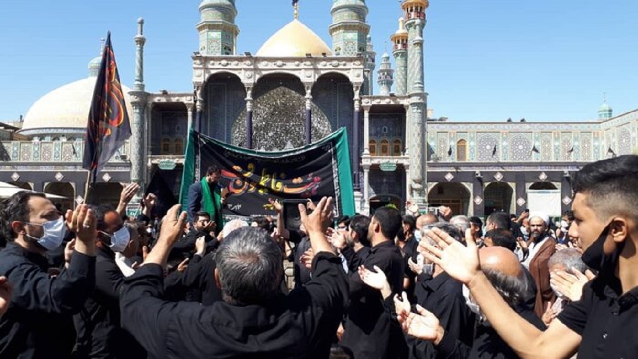 قم در اربعین حسینی (ع) به سوگ نشست