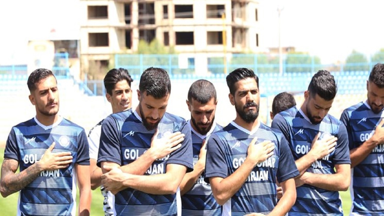 عزاداری اربعین حسینی در تیم فوتبال گل‌گهر سیرجان + فیلم