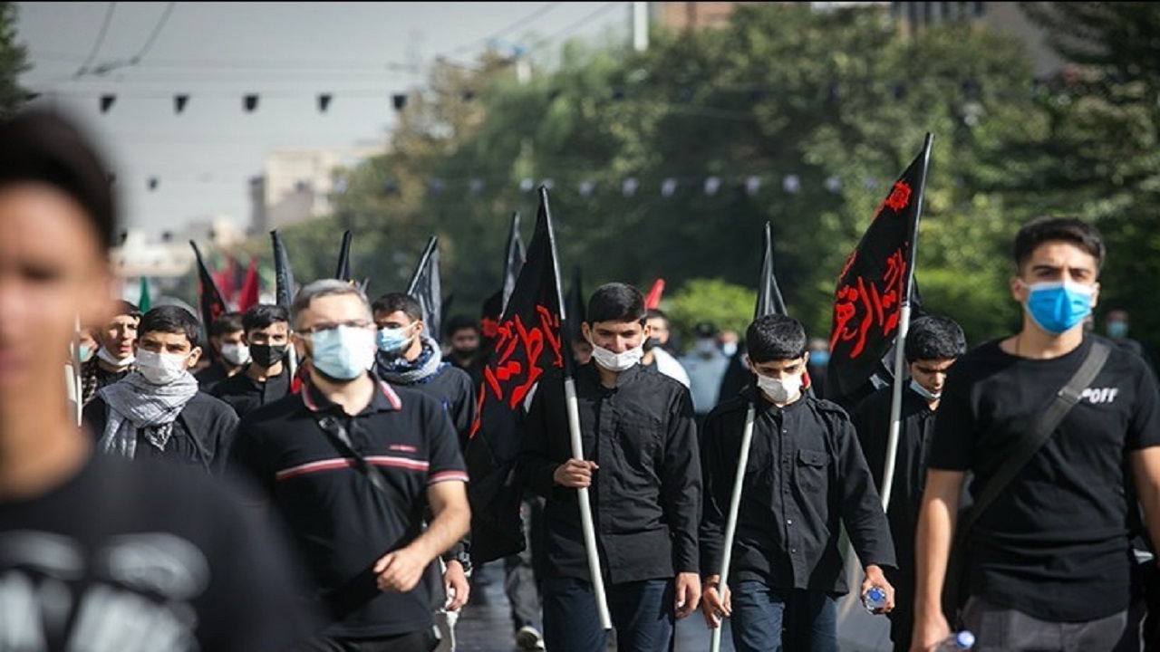 مراسم عزاداری اربعین حسینی در خاش برگزار شد