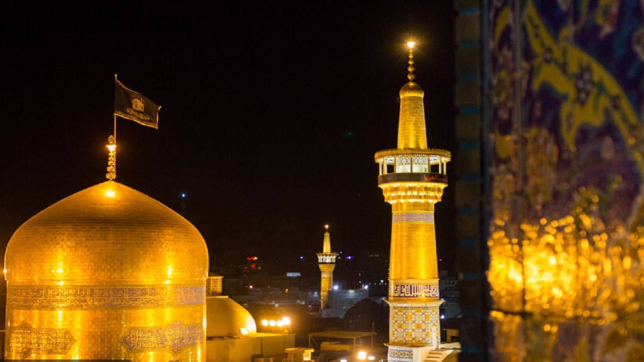 شفای دخترفلج در حرم امام رضا شب اربعین+فیلم