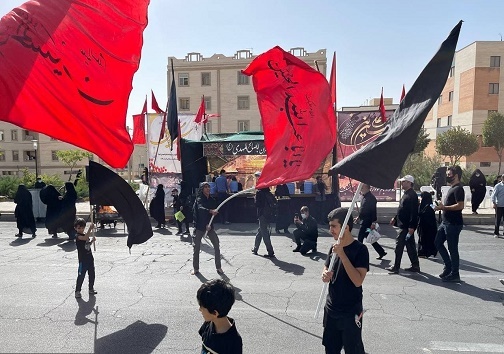 پیاده روی نمادین جاماندگان اربعین در استان سمنان