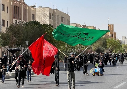 پیاده روی نمادین جاماندگان اربعین در استان سمنان
