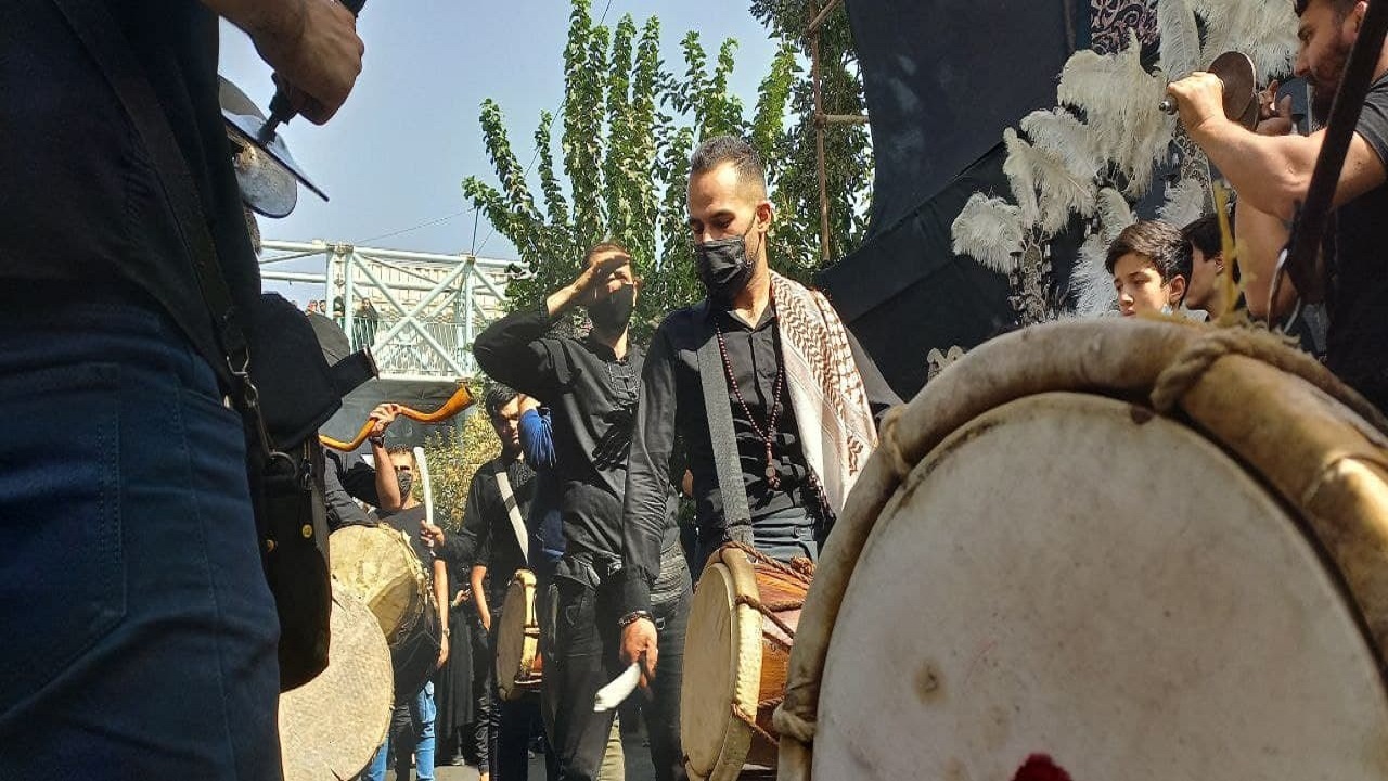 خیل عظیم جاماندگان عاشق در مسیر حریم عبدالعظیم حسنی
