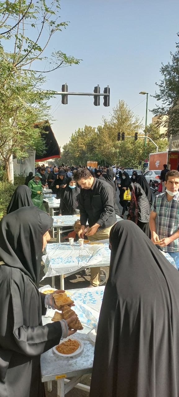 خیل عظیم جاماندگان عاشق در مسیر حریم عبدالعظیم حسنی