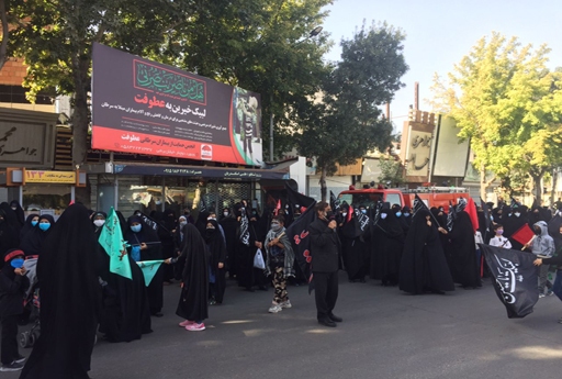 راهپیمایی جاماندگان اربعین در بجنورد+عکس