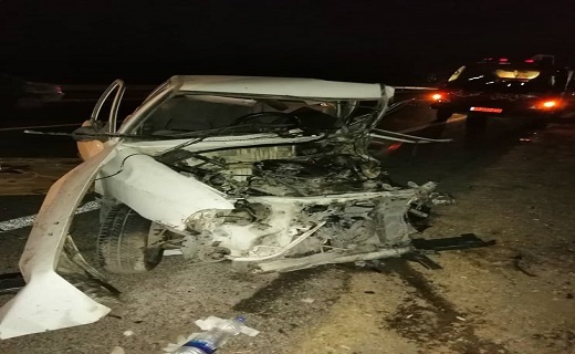 سانحه رانندگی در جاده قدیم اصفهان به قم 