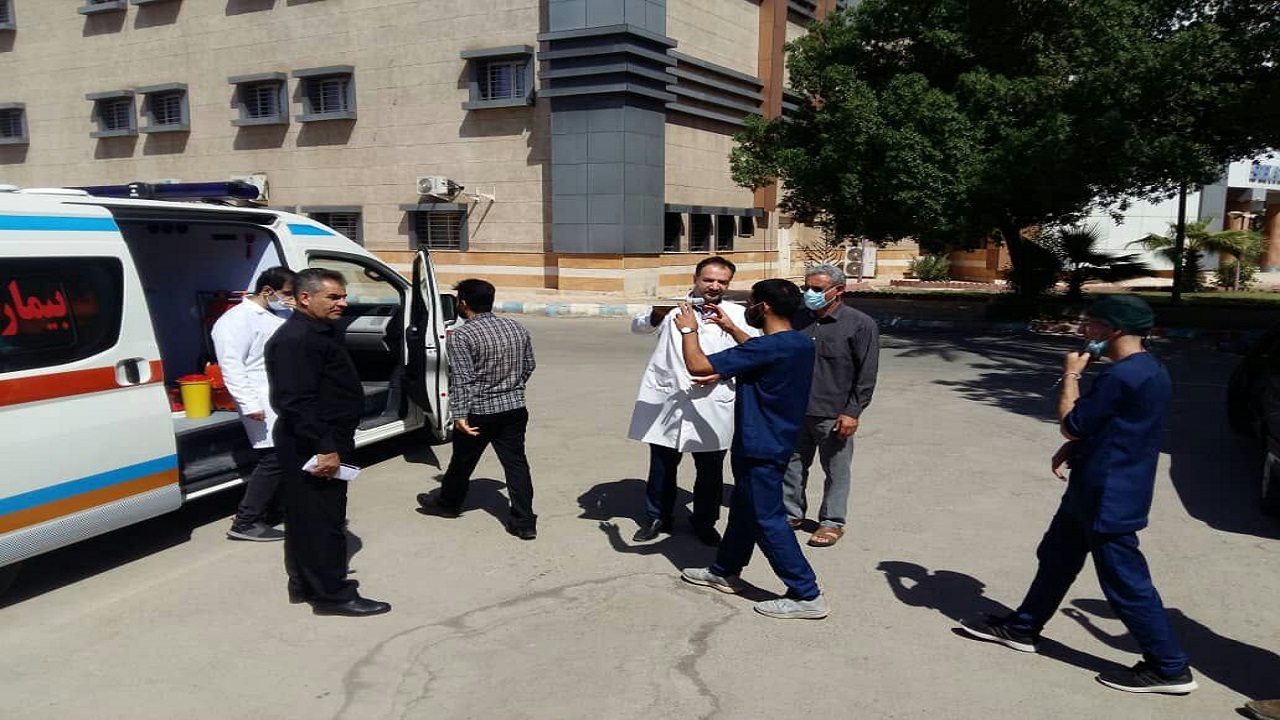 اعزام گروه درمانی از اهواز به مرز شلمچه