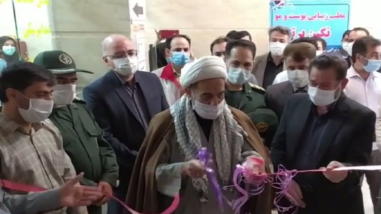 افتتاح دومین مرکز شبانه روزی واکسیناسیون در نهاوند