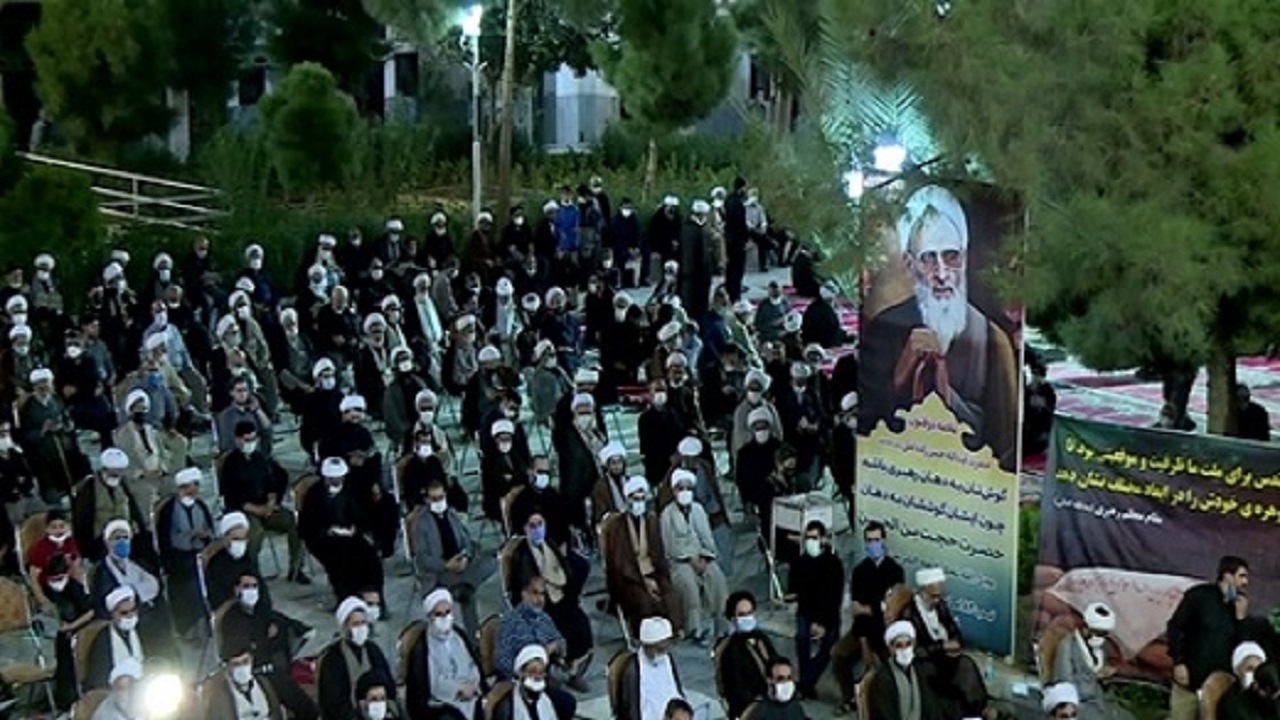 آیین بزرگداشت علامه حسن زاده آملی از سوی رهبر معظم انقلاب در قم برگزار شد