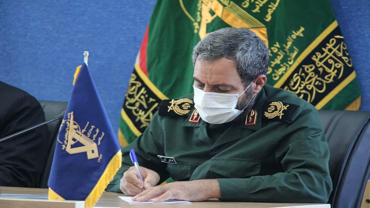 امضای تفاهمنامه همکاری بین سپاه و بهزیستی زنجان