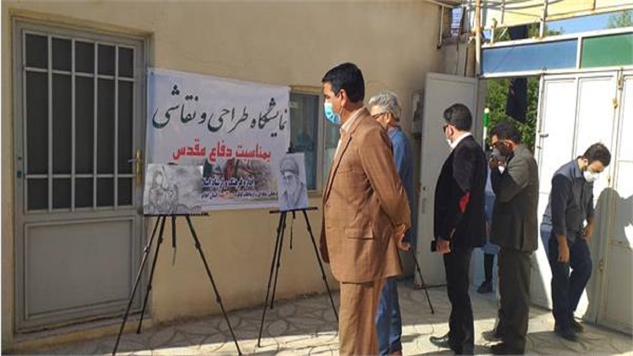 افتتاح نمایشگاه طراحی و نقاشی در سیروان