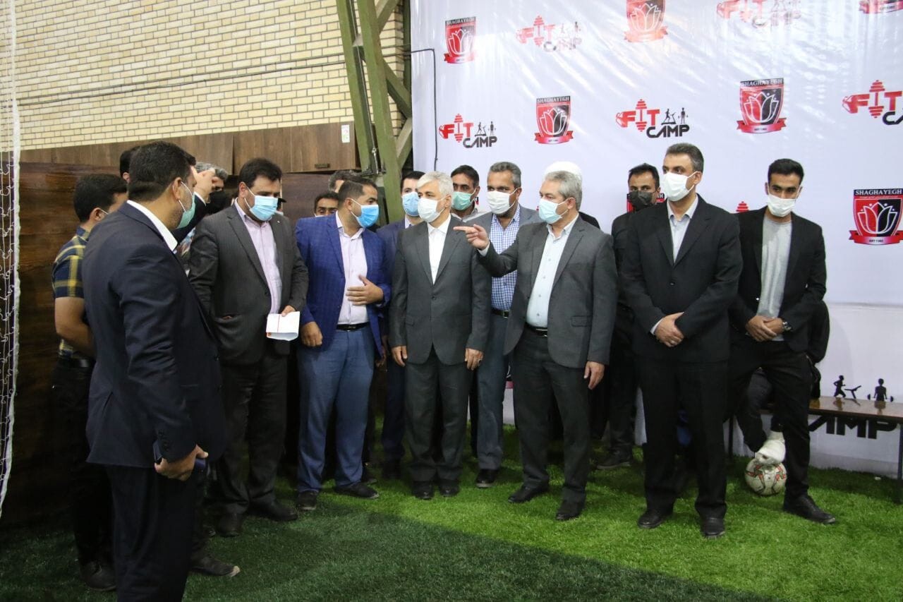 بازدید وزیر ورزش از مجموعه ورزشی فیت کمپِ شهربابک 