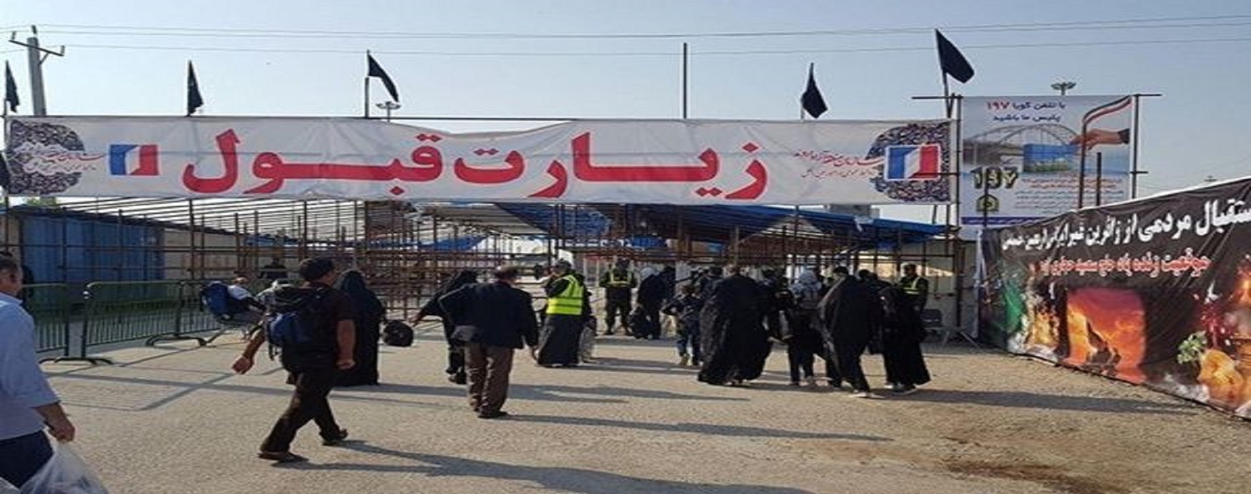 مرز شلمچه  بیش از ۱۵۰ هزار نفر را رهسپار زیارت اربعین کرد