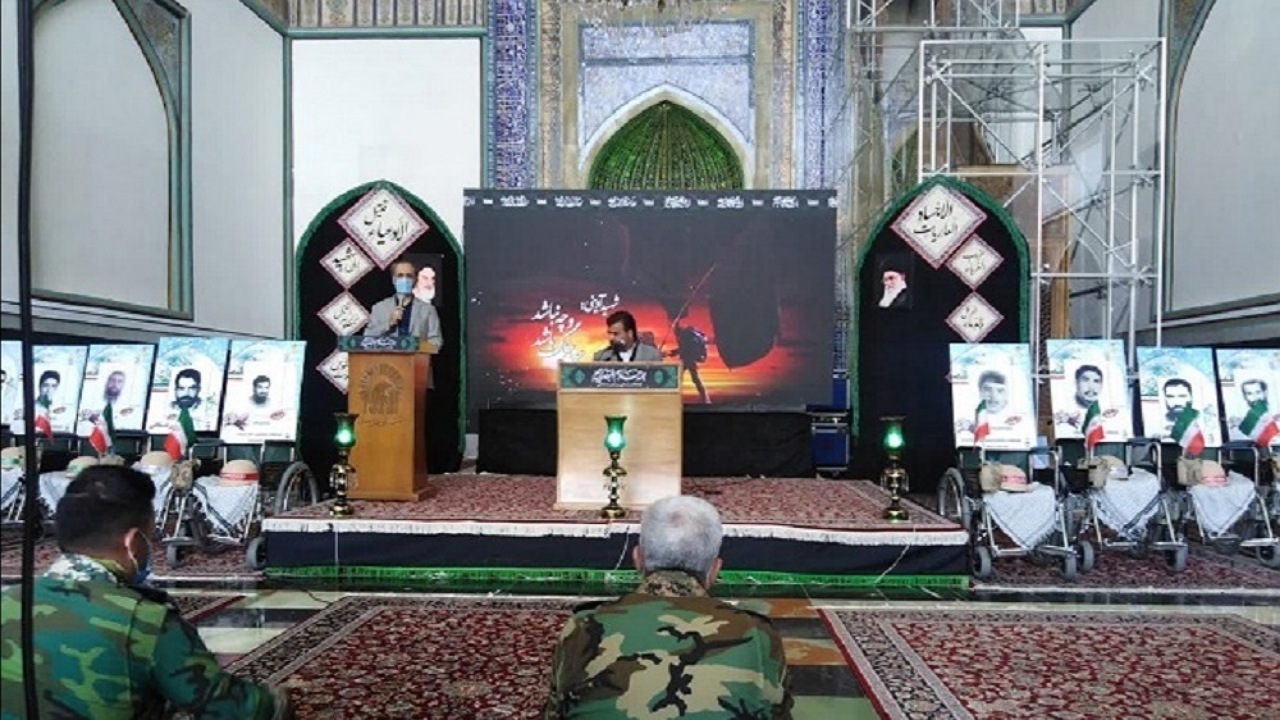 همایش «همرزمان امام» در حرم مطهر رضوی برگزار شد+فیلم