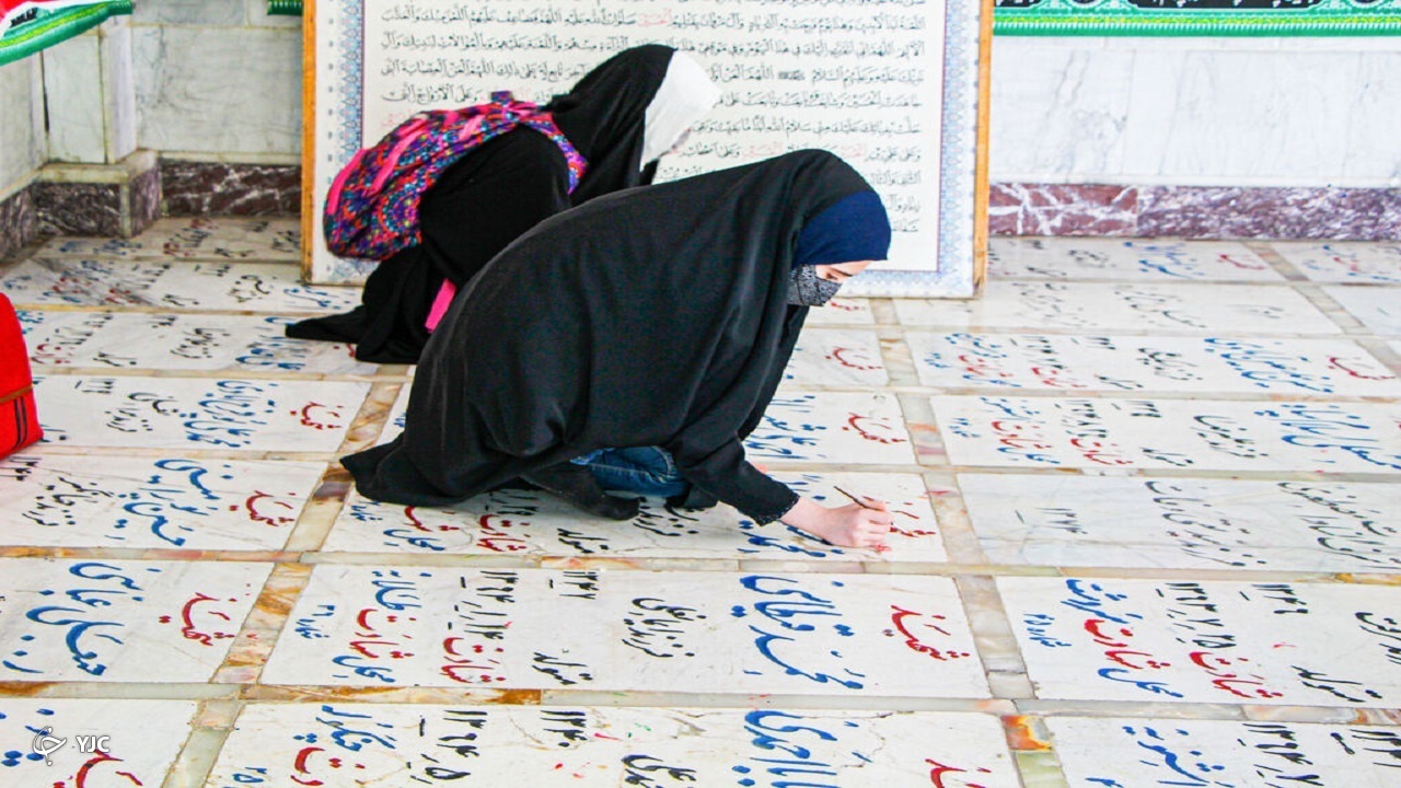 رنگ آمیزی مزار شهدای امامزاده ابراهیم (ع) رنگ آمیزی مزار شهدای امامزاده ابراهیم (ع)