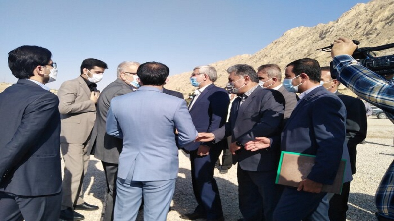 بازدید وزیر نفت از سد چم شیر در گچساران