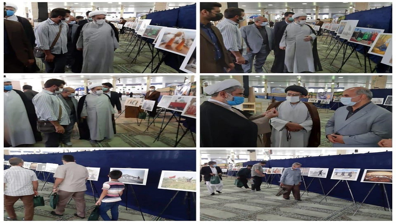 نمایشگاه عکس سوگواره عاشورایی در مصلی قدس زاهدان برپا شد