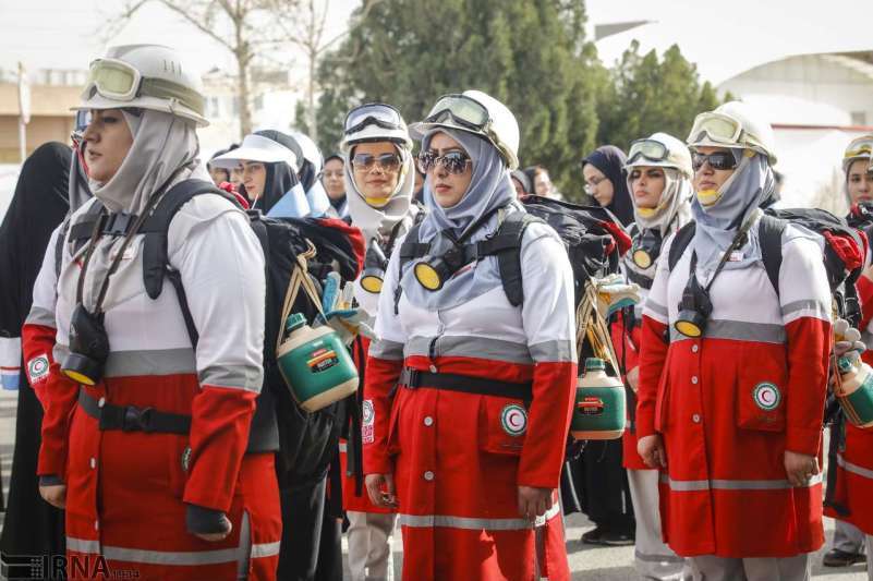 فعالیت ۱۵ هزار بانوی امدادگر در جمعیت هلال احمر/ توانایی خاص بانوان در حمایت روانی از حادثه دیده ها