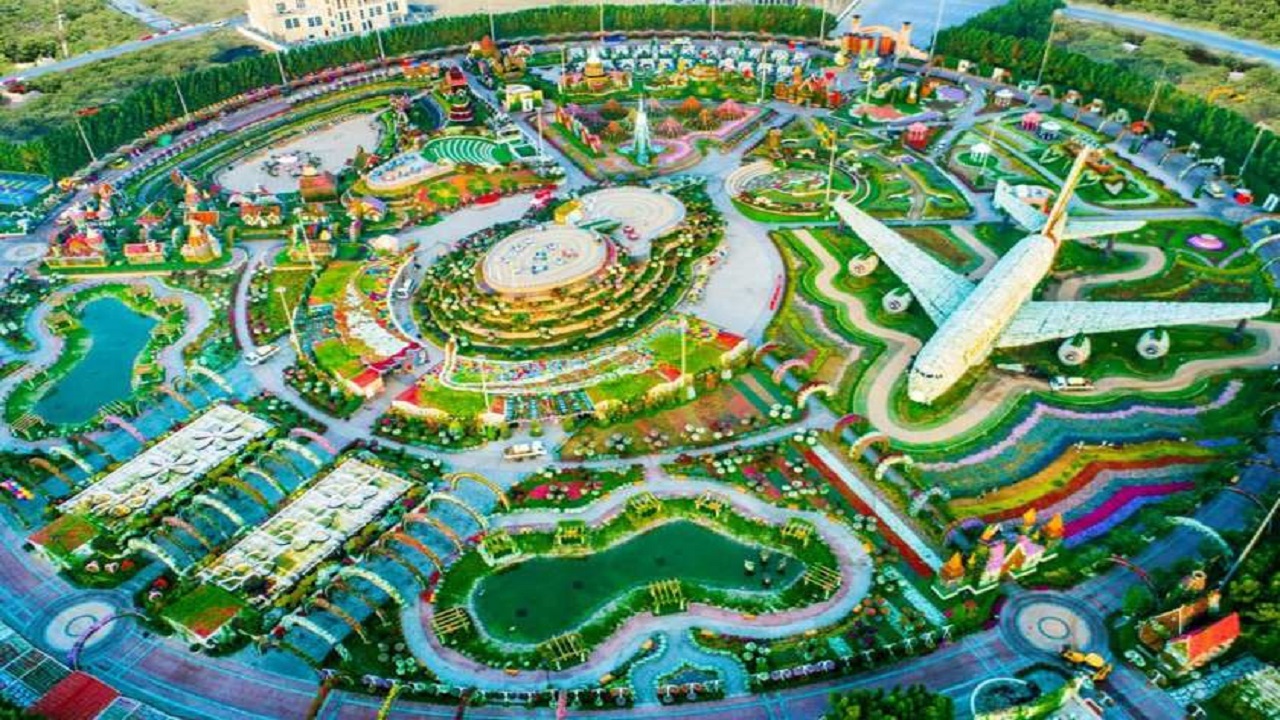باغ گل زیبا در دل کویر! + فیلم