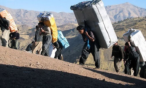 کولبران در سیستان