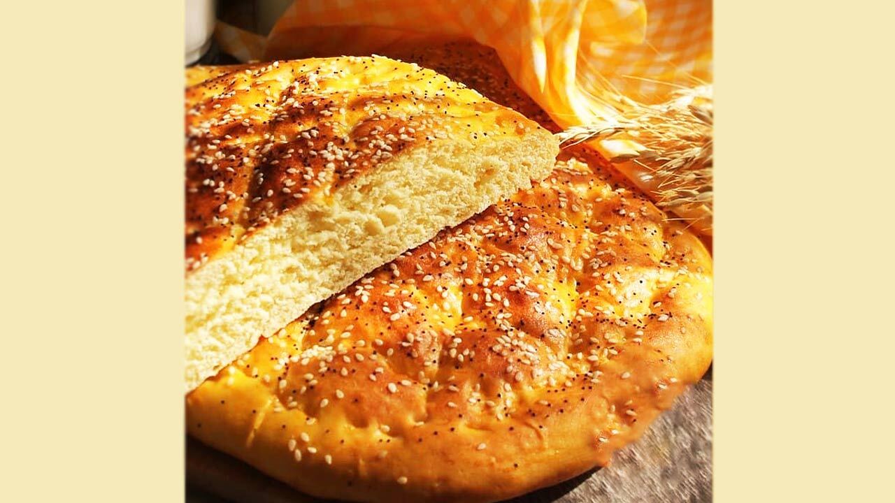 طرز تهیه نان قندی سمنانی برای صبحانه + فیلم