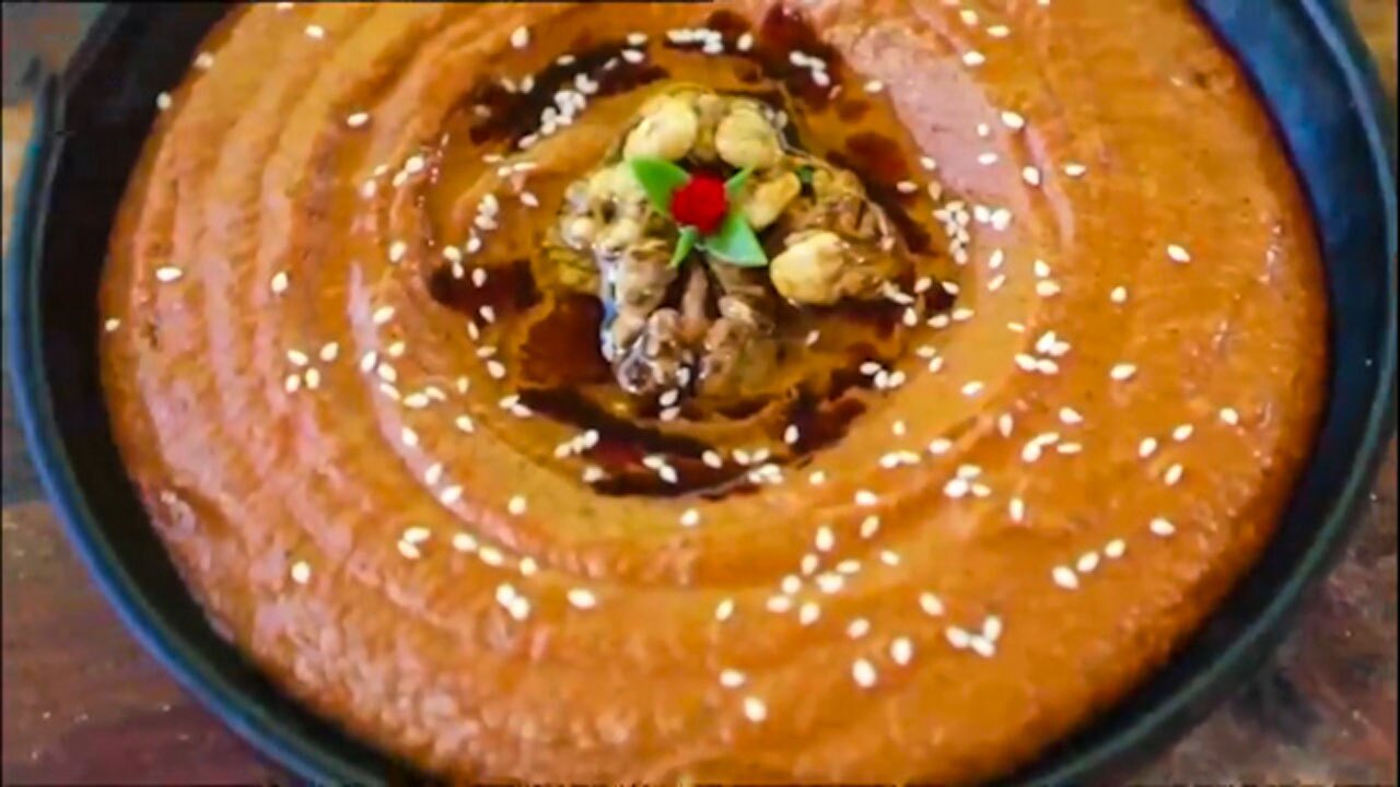 طرز تهیه دیپ محمره + فیلم
