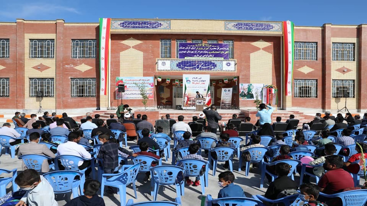 افتتاح مدرسه ۱۵ کلاسه در نرماشیر