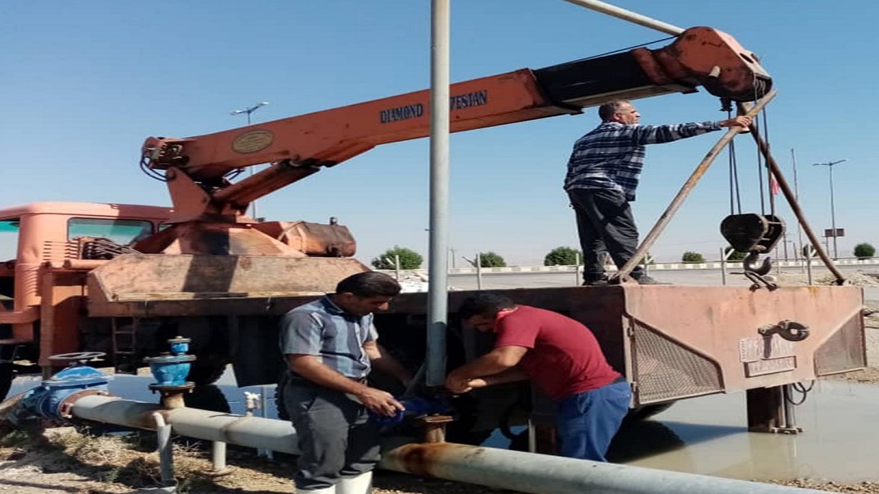 احیای چاه و تاسیسات تقویت فشار مجتمع آبرسانی دامپروری‌ها