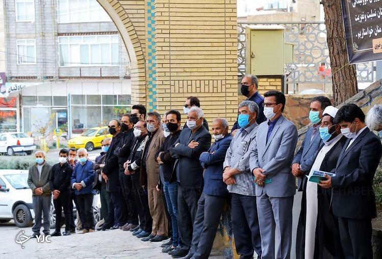 مراسم هفتمين روز در گذشت قهرمان دوومیدانی در طرقبه+تصاویر