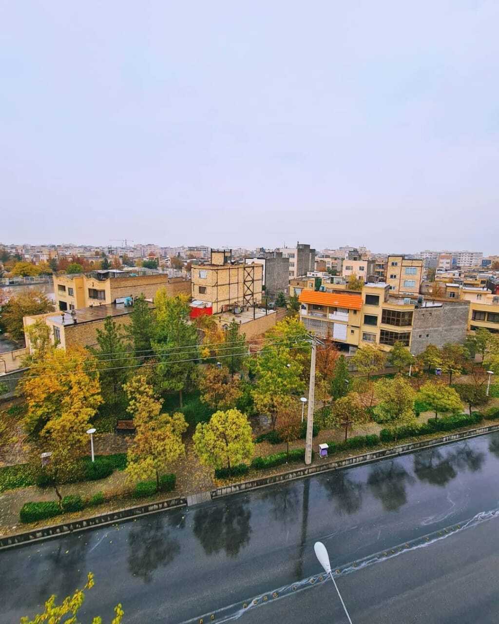 بارش باران پاییزی در مشهد+تصاویر