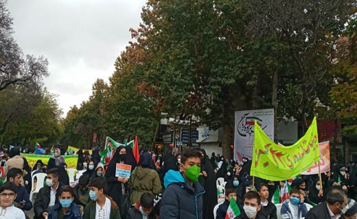 خلق حماسه&zwnj;ای دیگر در روز ۱۳ آبان خراسان شمالی+عکس