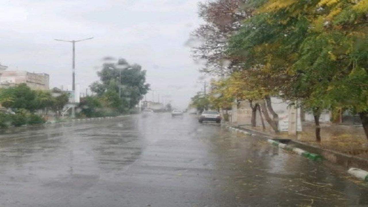 آسمان بارانی در اغلب شهر‌های آذربایجان غربی