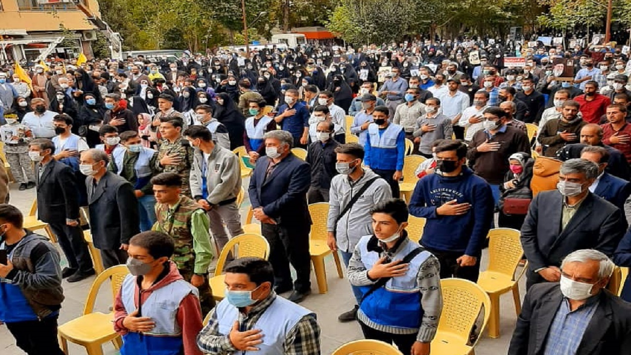 نوجوانان اصفهانی باز هم به خط شدند؛این بار برای اعلام بیزاری از استکبار جهانی+تصاویر