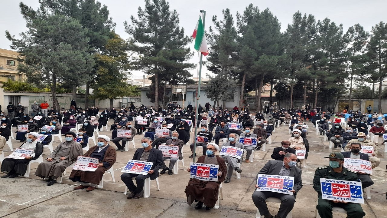 مراسم گرامیداشت یوم الله ۱۳ آبان در گلستان برگزار شد