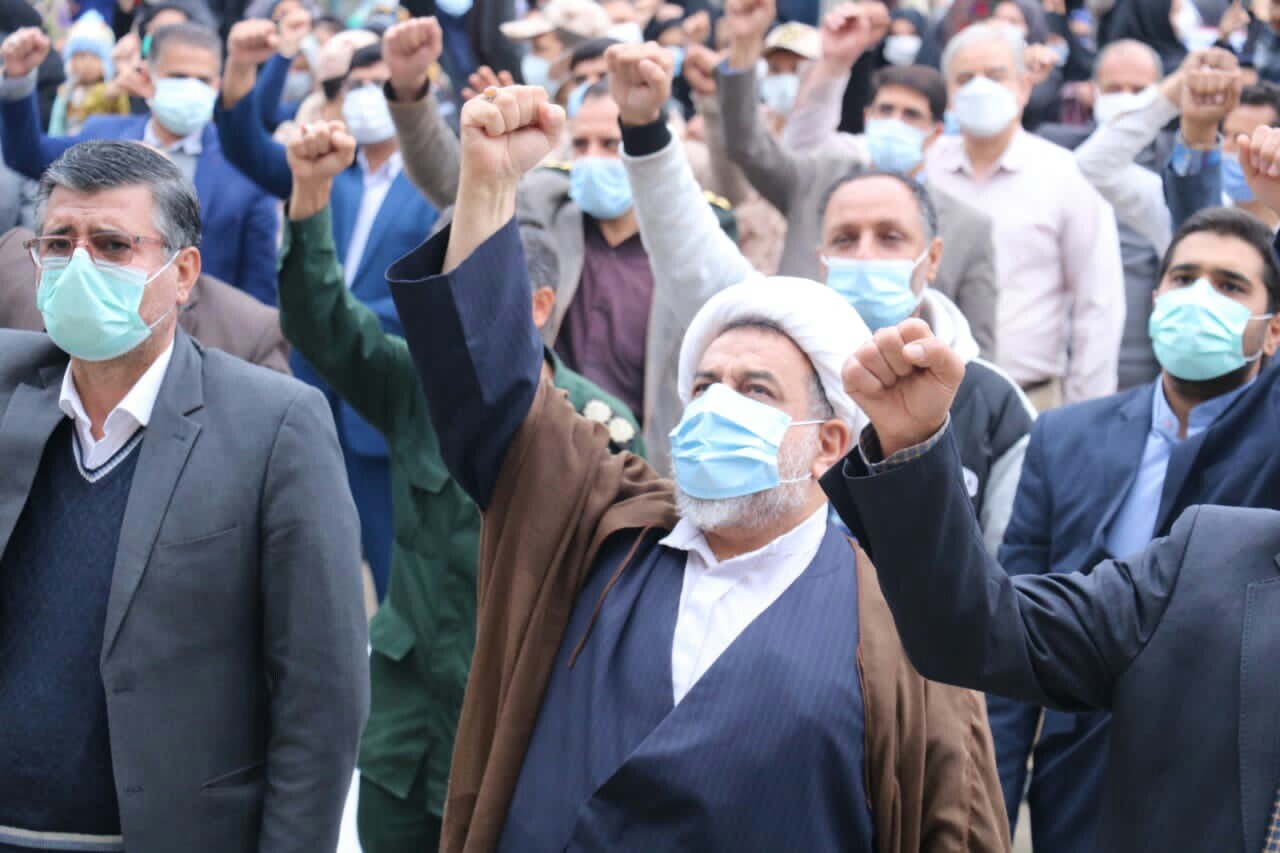 مراسم گرامیداشت یوم الله ۱۳ آبان در گلستان برگزار شد