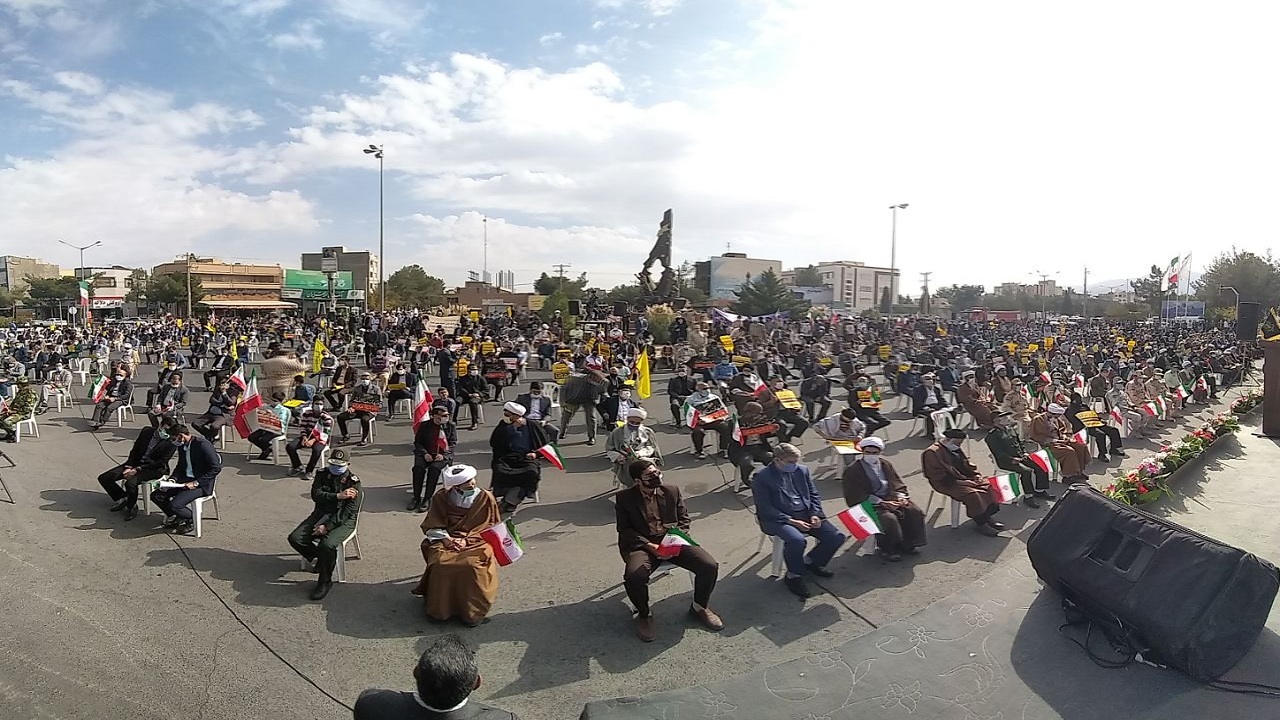 برخاستن ندای استکبار ستیزی از نهاد مردمان خراسان جنوبی
